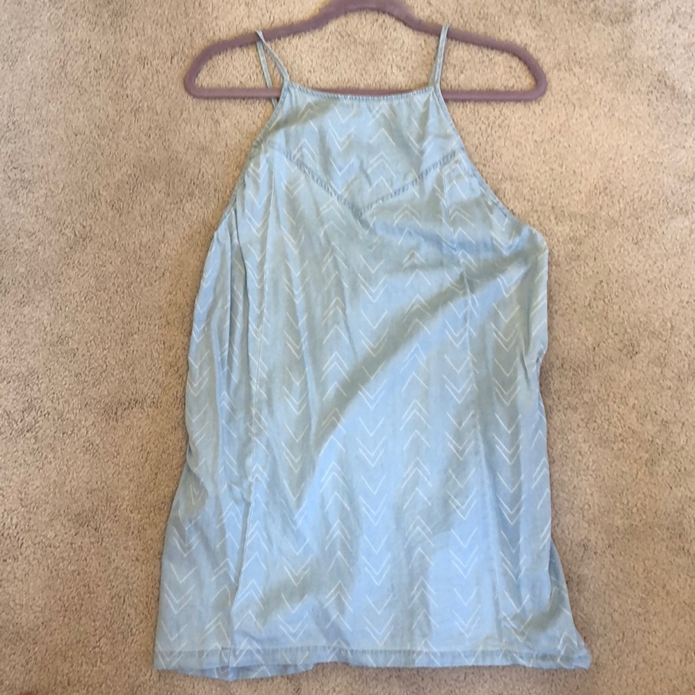 Billabong Denim Backless Dress